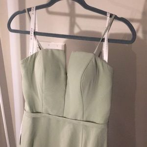 New with tags Azazie Janneth Bridesmaid Dress in Dusty Sage size A6